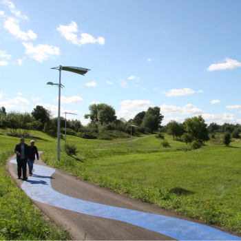 Climate change and woodlands on previously used land