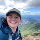 Anna Giannelli on top of the world.