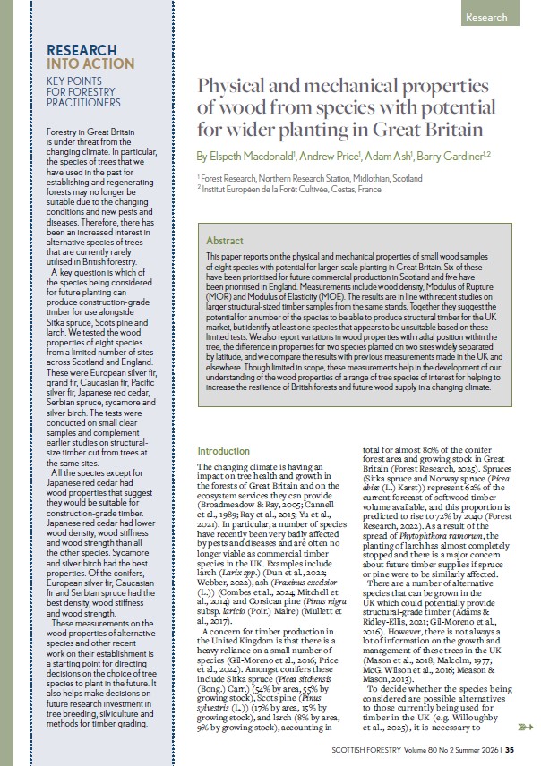 Cover of the journal article.