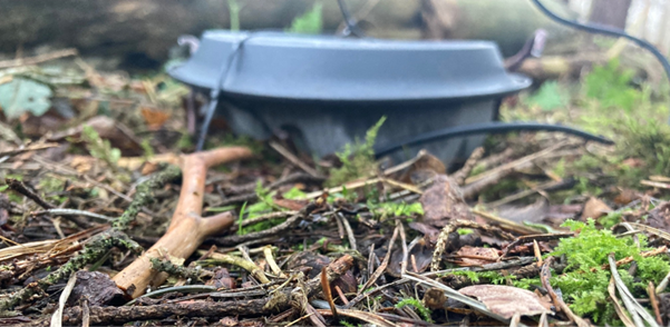 Equipment set up for ecoacoustic monitoring