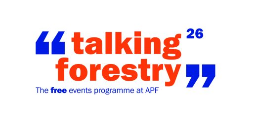 Talking Forestry 26 Logo on a white background.